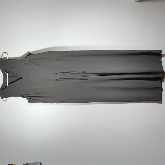 Athleta Topanga lightweight sleeveless jumpsuit olive green M - Picture 4 of 13